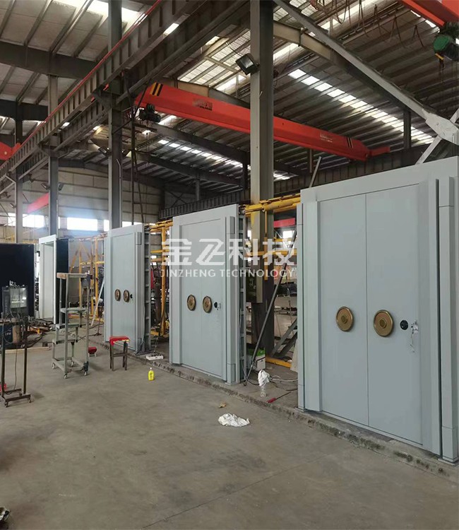 午夜激情AV网站科技午夜免费观看视频、保管箱产品生产车间一角